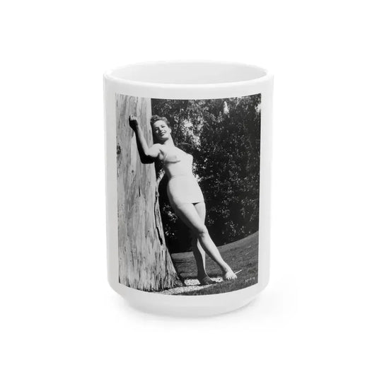 Coleen Gray #104 (Vintage Female Icon) White Coffee Mug 15oz - Go Mug Yourself