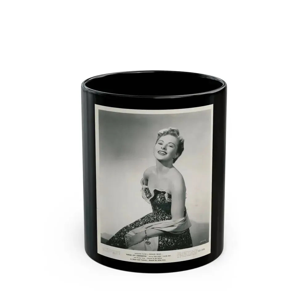 Coleen Gray #117 (Vintage Female Icon) Black Coffee Mug 11oz - Go Mug Yourself