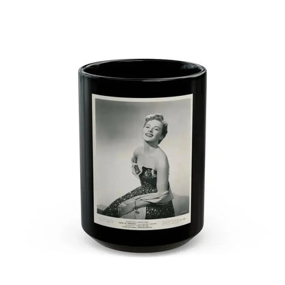 Coleen Gray #117 (Vintage Female Icon) Black Coffee Mug 15oz - Go Mug Yourself