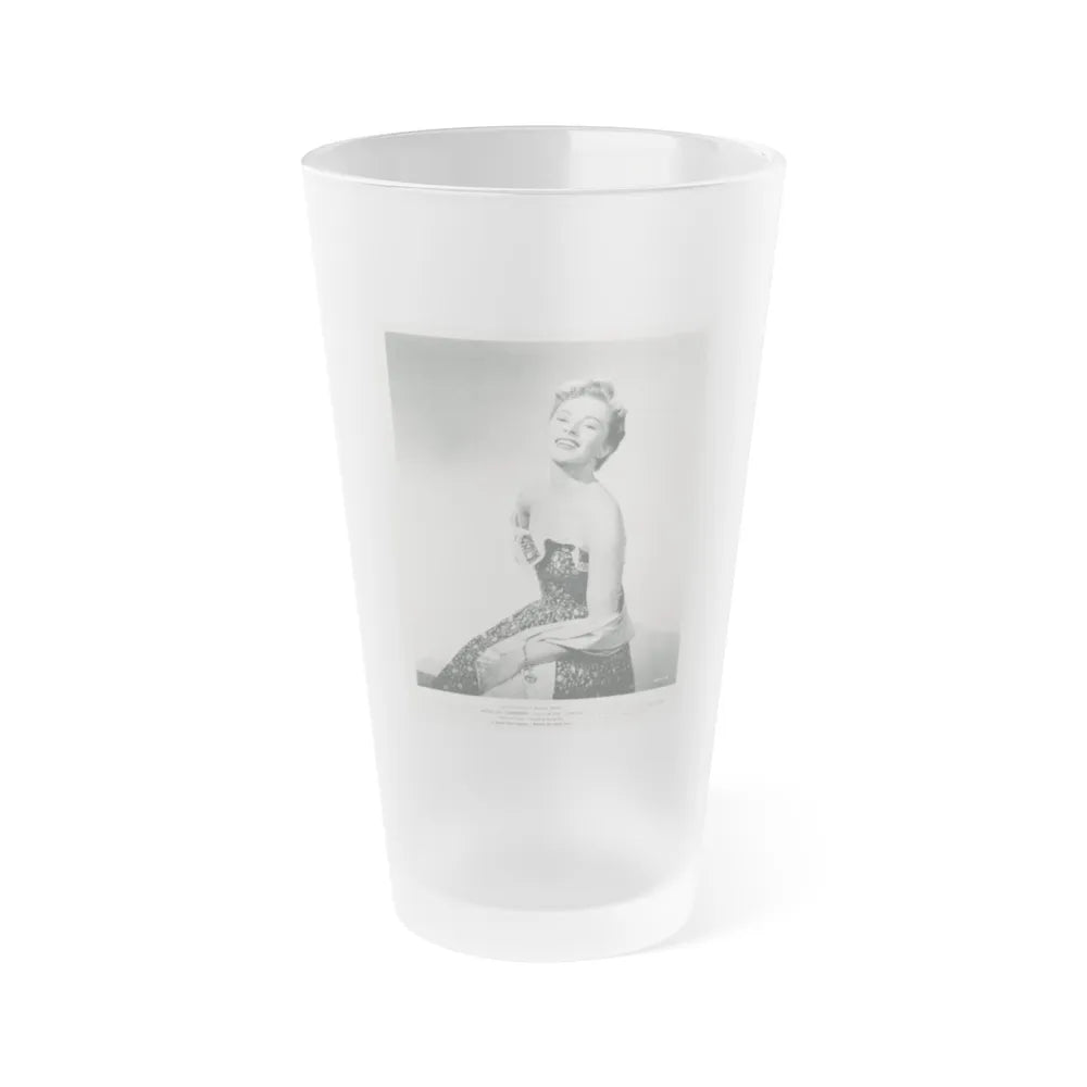 Coleen Gray #117 (Vintage Female Icon) Frosted Pint Glass 16oz-16oz-Frosted-Go Mug Yourself