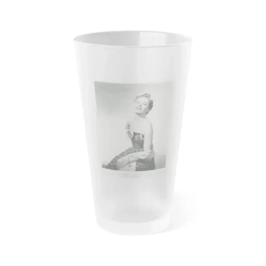 Coleen Gray #117 (Vintage Female Icon) Frosted Pint Glass 16oz 16oz Frosted - Go Mug Yourself