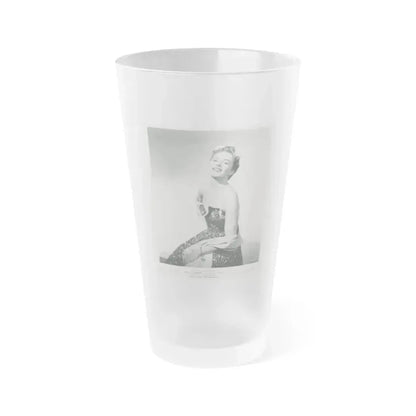Coleen Gray #117 (Vintage Female Icon) Frosted Pint Glass 16oz - Go Mug Yourself