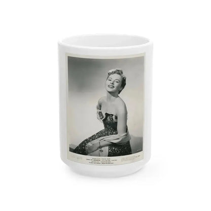 Coleen Gray #117 (Vintage Female Icon) White Coffee Mug 15oz - Go Mug Yourself