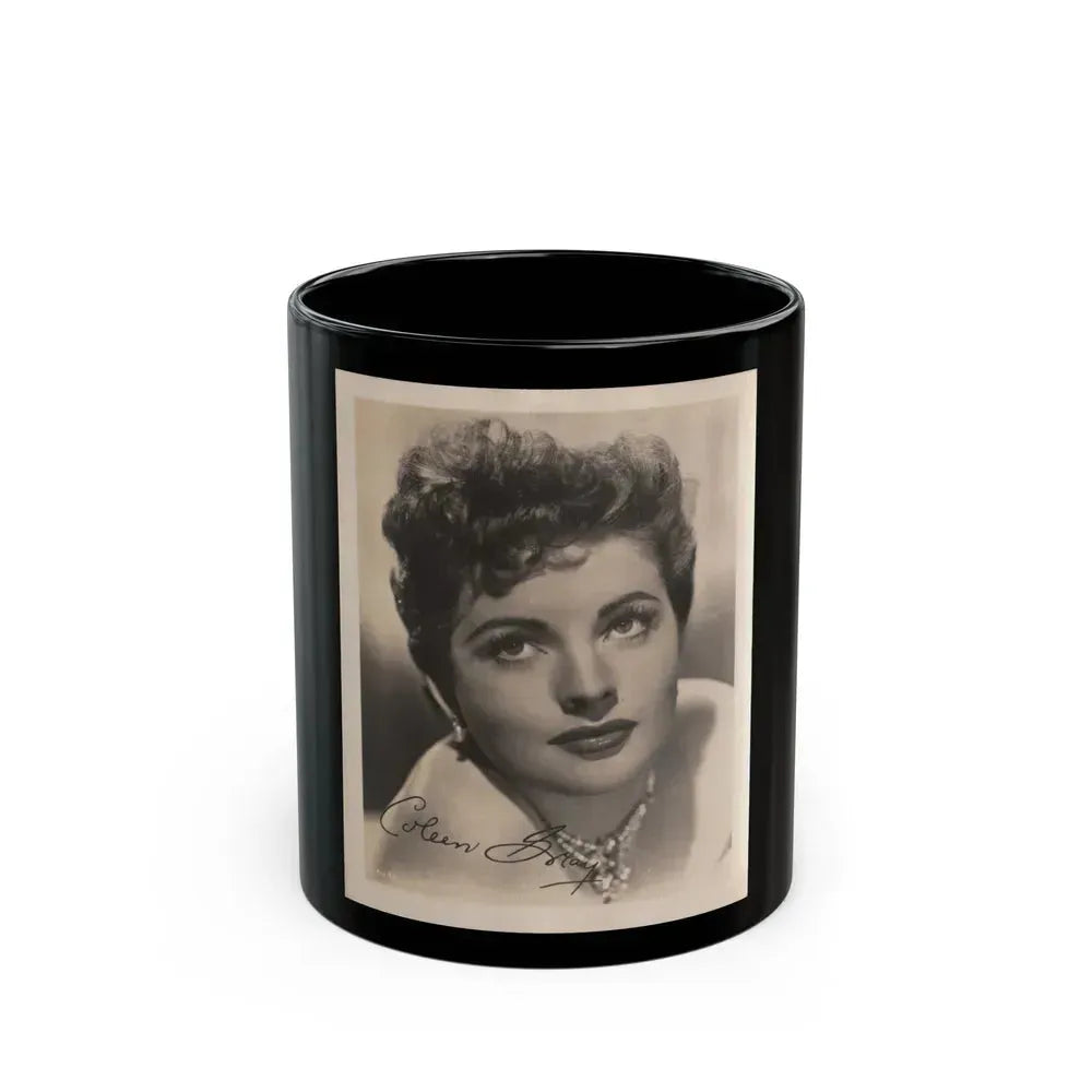 Coleen Gray #118 (Vintage Female Icon) Black Coffee Mug 11oz - Go Mug Yourself