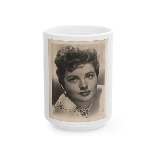 Coleen Gray #118 (Vintage Female Icon) White Coffee Mug 15oz - Go Mug Yourself
