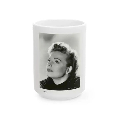 Coleen Gray #120 (Vintage Female Icon) White Coffee Mug 15oz - Go Mug Yourself