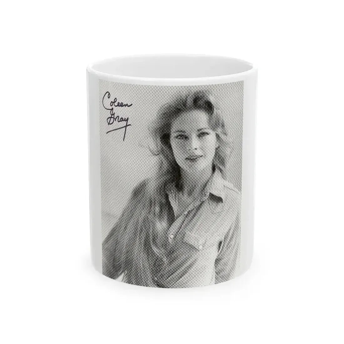 Coleen Gray #13 (Vintage Female Icon) White Coffee Mug 11oz - Go Mug Yourself