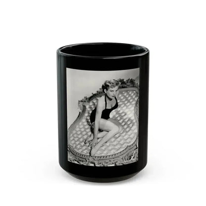 Coleen Gray #18 1 (Vintage Female Icon) Black Coffee Mug 15oz - Go Mug Yourself