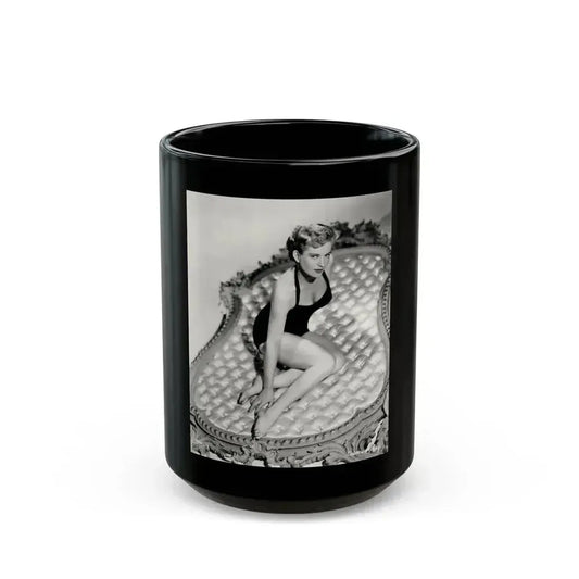 Coleen Gray #18 1 (Vintage Female Icon) Black Coffee Mug 15oz - Go Mug Yourself