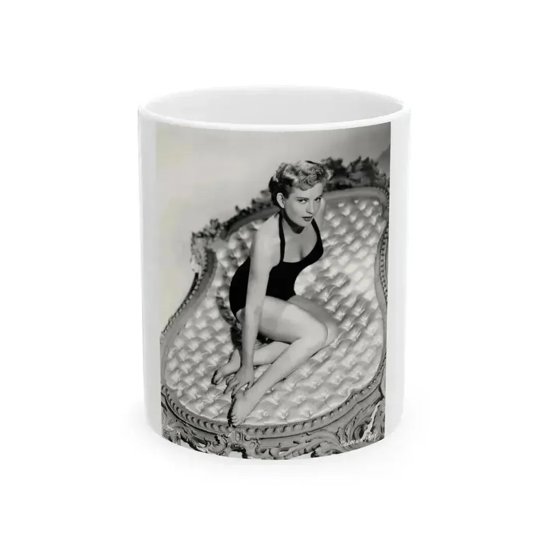 Coleen Gray #18 1 (Vintage Female Icon) White Coffee Mug 11oz - Go Mug Yourself