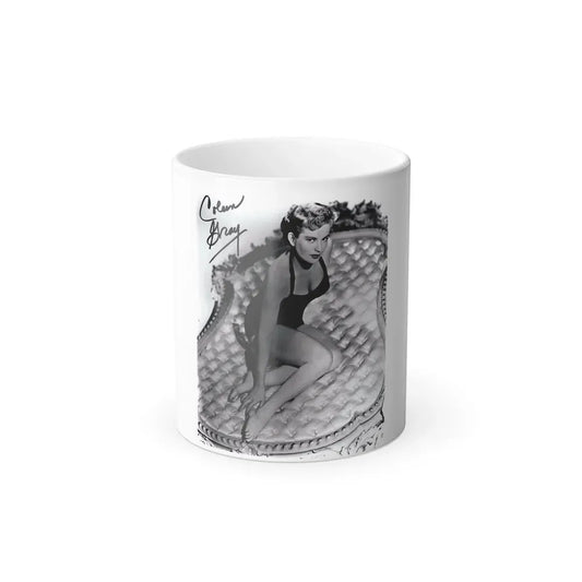 Coleen Gray #18 (Vintage Female Icon) Color Changing Coffee Mug 11oz - Go Mug Yourself