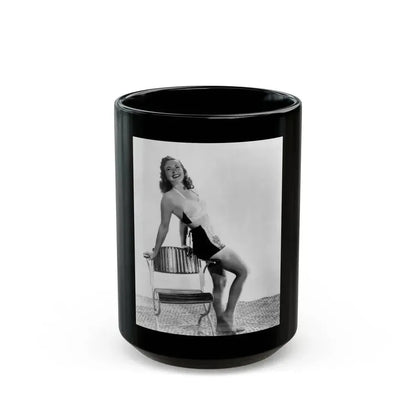 Coleen Gray #19 (Vintage Female Icon) Black Coffee Mug - Go Mug Yourself