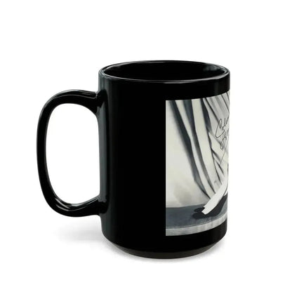 Coleen Gray #29 (Vintage Female Icon) Black Coffee Mug - Go Mug Yourself