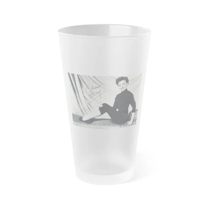 Coleen Gray #29 (Vintage Female Icon) Frosted Pint Glass 16oz-16oz-Frosted-Go Mug Yourself