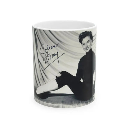 Coleen Gray #29 (Vintage Female Icon) White Coffee Mug 11oz - Go Mug Yourself