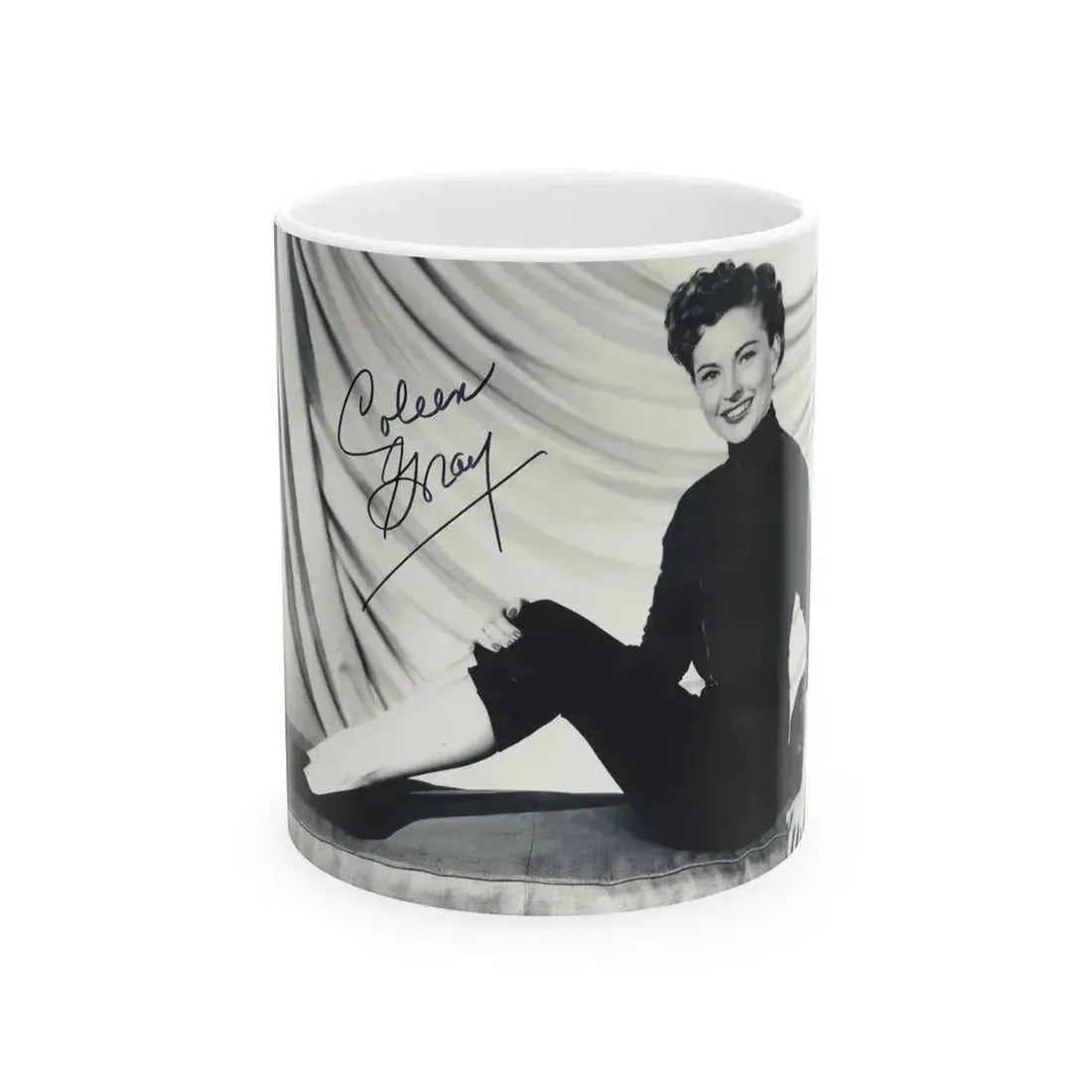 Coleen Gray #29 (Vintage Female Icon) White Coffee Mug 11oz - Go Mug Yourself