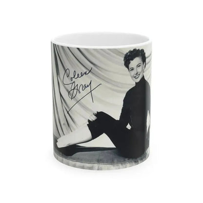 Coleen Gray #29 (Vintage Female Icon) White Coffee Mug 11oz - Go Mug Yourself