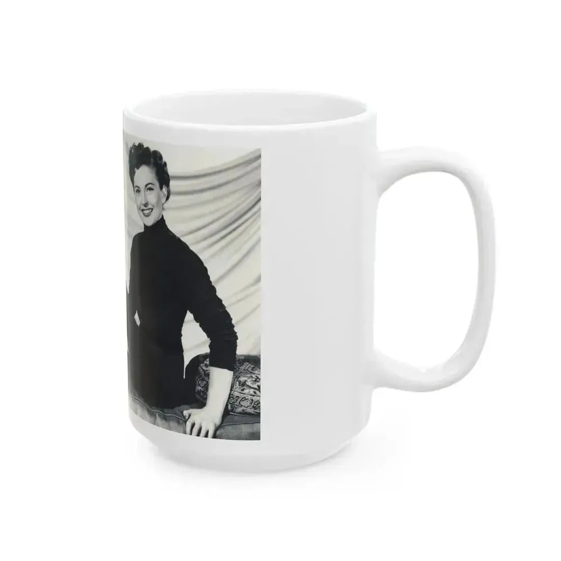 Coleen Gray #29 (Vintage Female Icon) White Coffee Mug - Go Mug Yourself