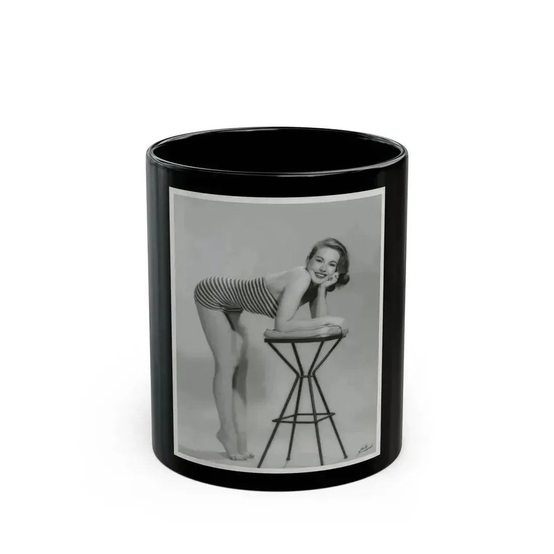 Coleen Gray #50 (Vintage Female Icon) Black Coffee Mug 11oz - Go Mug Yourself