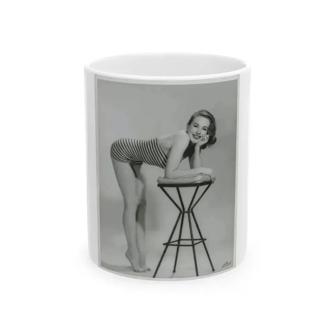 Coleen Gray #50 (Vintage Female Icon) White Coffee Mug 11oz - Go Mug Yourself