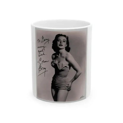 Coleen Gray #76 (Vintage Female Icon) White Coffee Mug 11oz - Go Mug Yourself