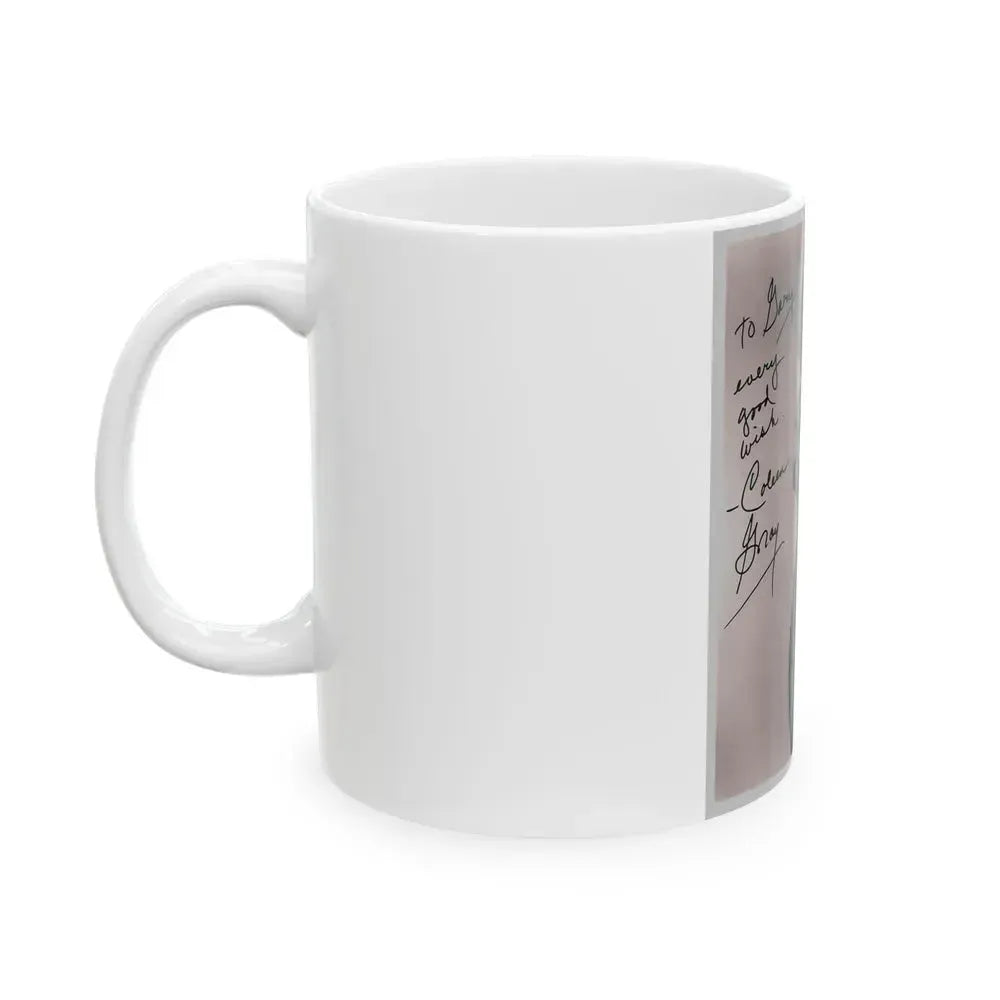 Coleen Gray #76 (Vintage Female Icon) White Coffee Mug - Go Mug Yourself