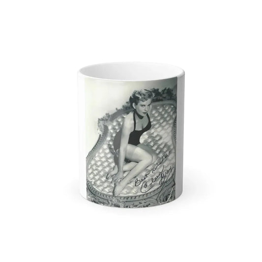 Coleen Gray #79 (Vintage Female Icon) Color Changing Coffee Mug 11oz - Go Mug Yourself