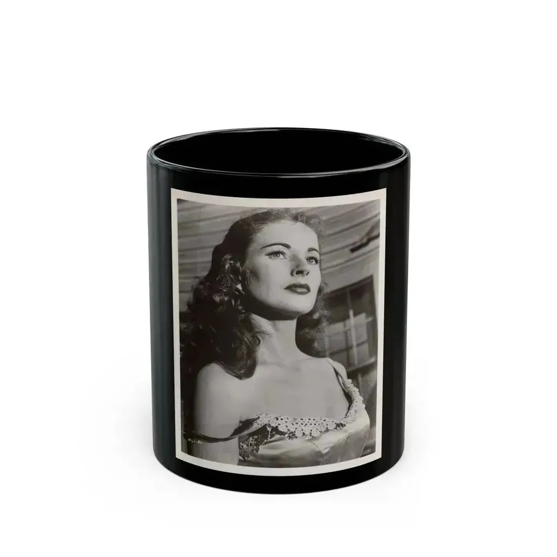 Coleen Gray #88 (Vintage Female Icon) Black Coffee Mug 11oz - Go Mug Yourself