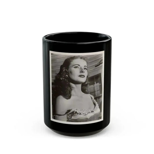 Coleen Gray #88 (Vintage Female Icon) Black Coffee Mug 15oz - Go Mug Yourself