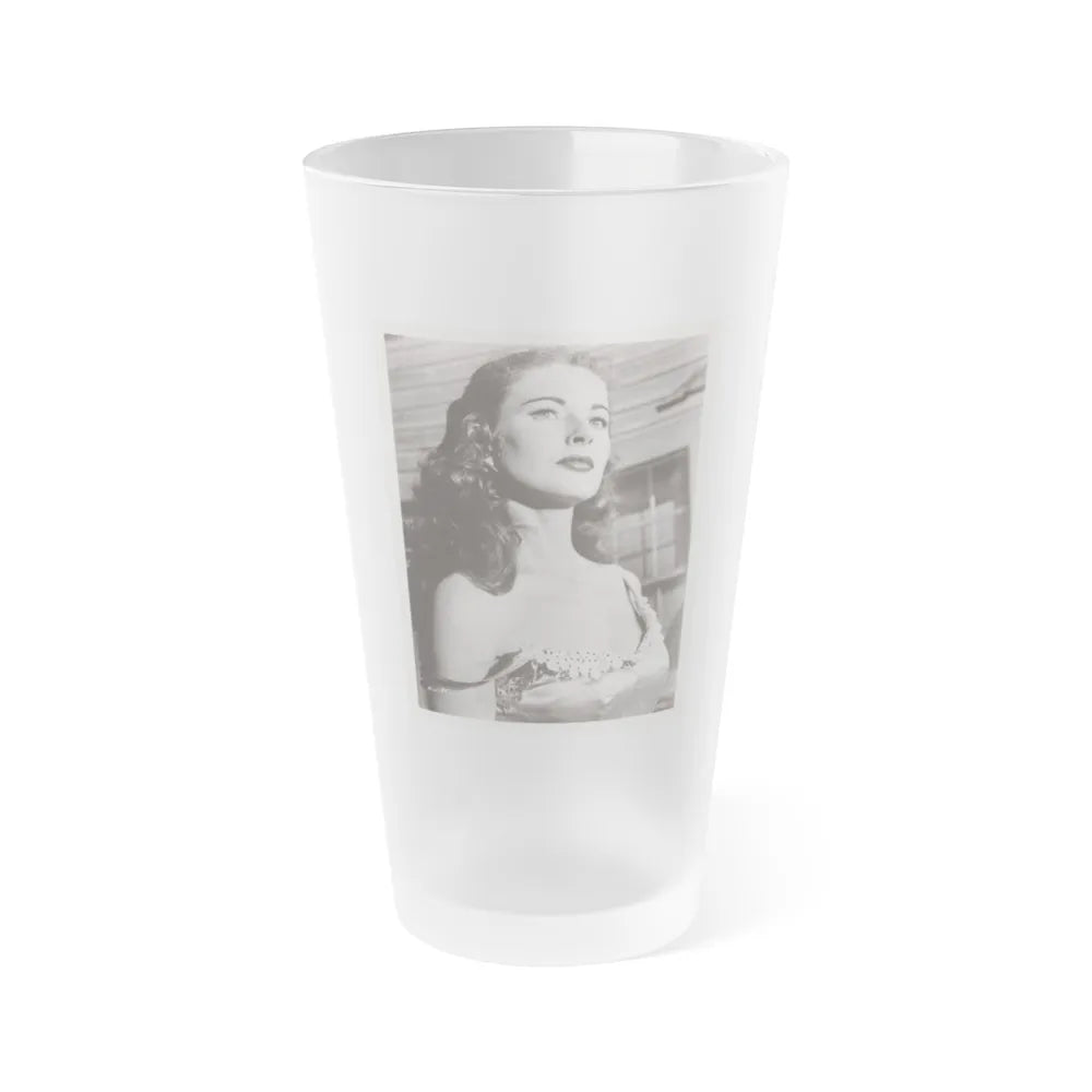 Coleen Gray #88 (Vintage Female Icon) Frosted Pint Glass 16oz-16oz-Frosted-Go Mug Yourself