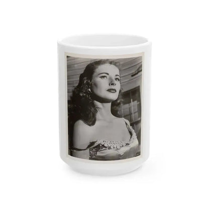 Coleen Gray #88 (Vintage Female Icon) White Coffee Mug 15oz - Go Mug Yourself