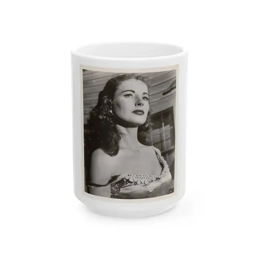 Coleen Gray #88 (Vintage Female Icon) White Coffee Mug 15oz - Go Mug Yourself