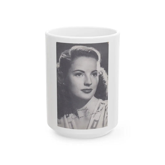 Coleen Gray #93 (Vintage Female Icon) White Coffee Mug-15oz-Go Mug Yourself