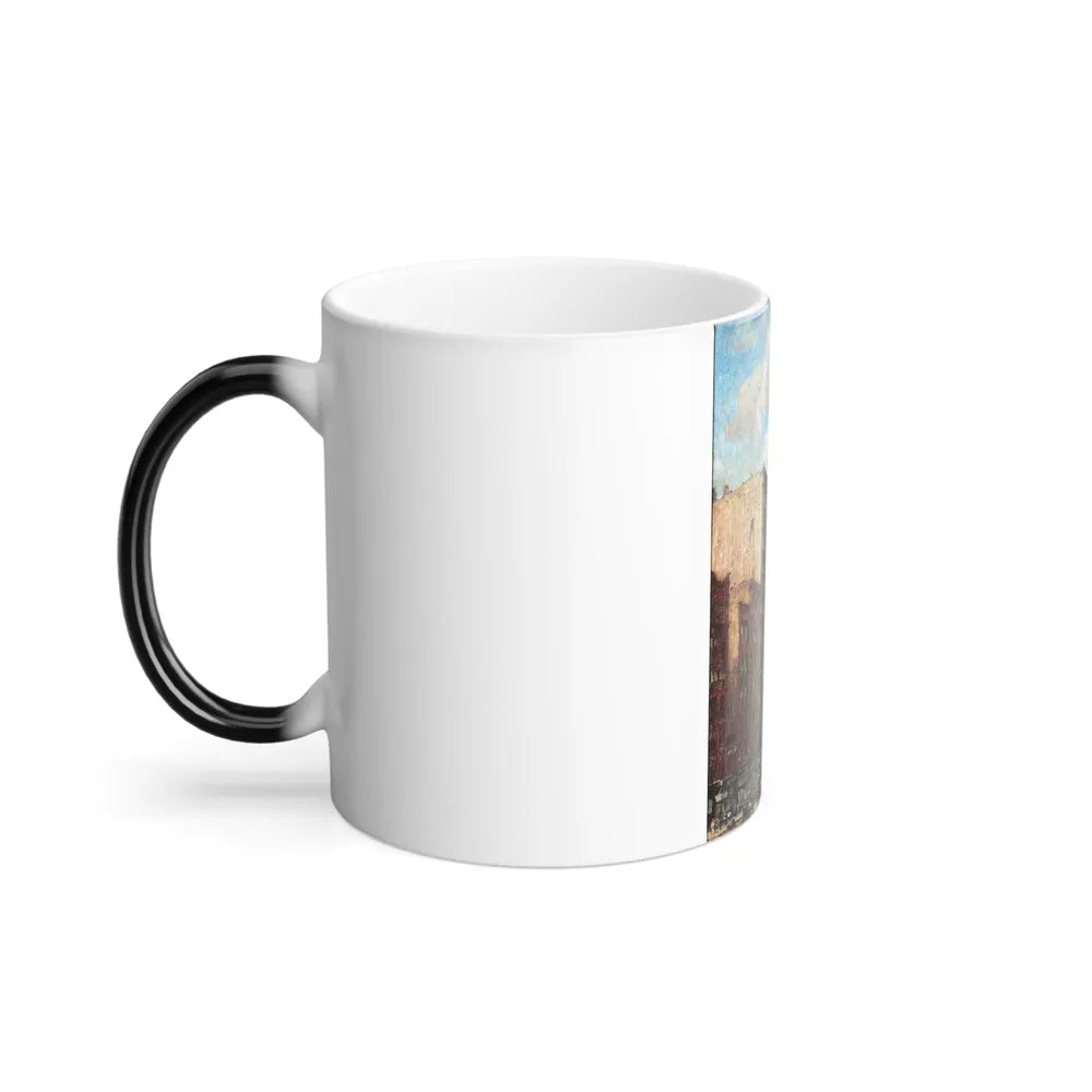 Colin Campbell Cooper (1856-1937) Metropolitan Life Tower - oil on canvas 1910 - Color Changing Mug 11oz-Go Mug Yourself