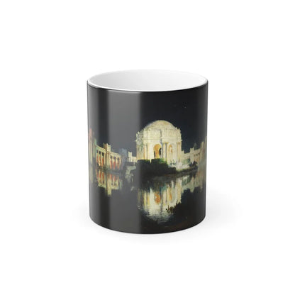 Colin Campbell Cooper (1856-1937) Palace of Fine Arts, San Francisco - c1915 - Color Changing Mug 11oz-11oz-Go Mug Yourself