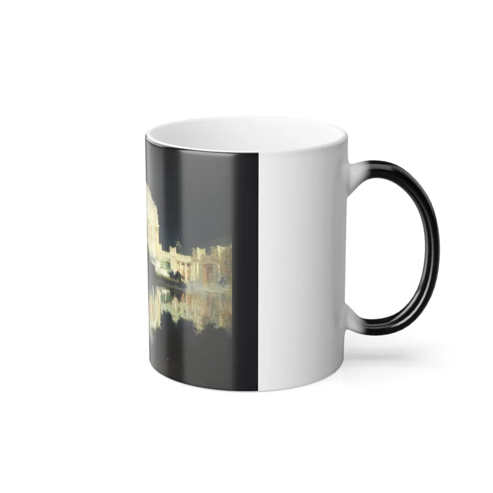 Colin Campbell Cooper (1856-1937) Palace of Fine Arts, San Francisco - c1915 - Color Changing Mug 11oz-Go Mug Yourself