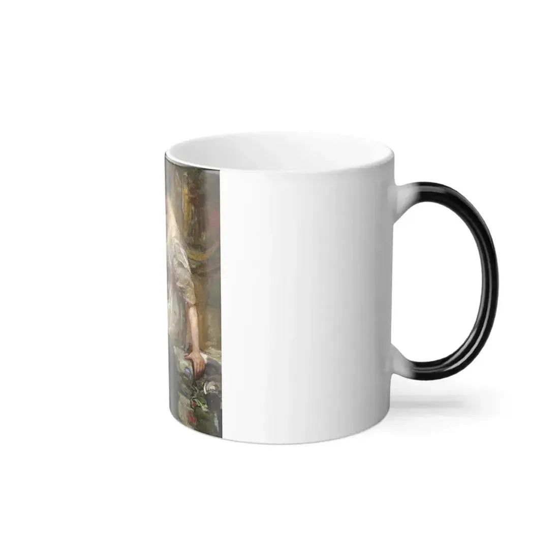 Colin Campbell Cooper (1856-1937) Two Woman (In an Interior) - Oil on masonite - Color Changing Mug 11oz - Go Mug Yourself