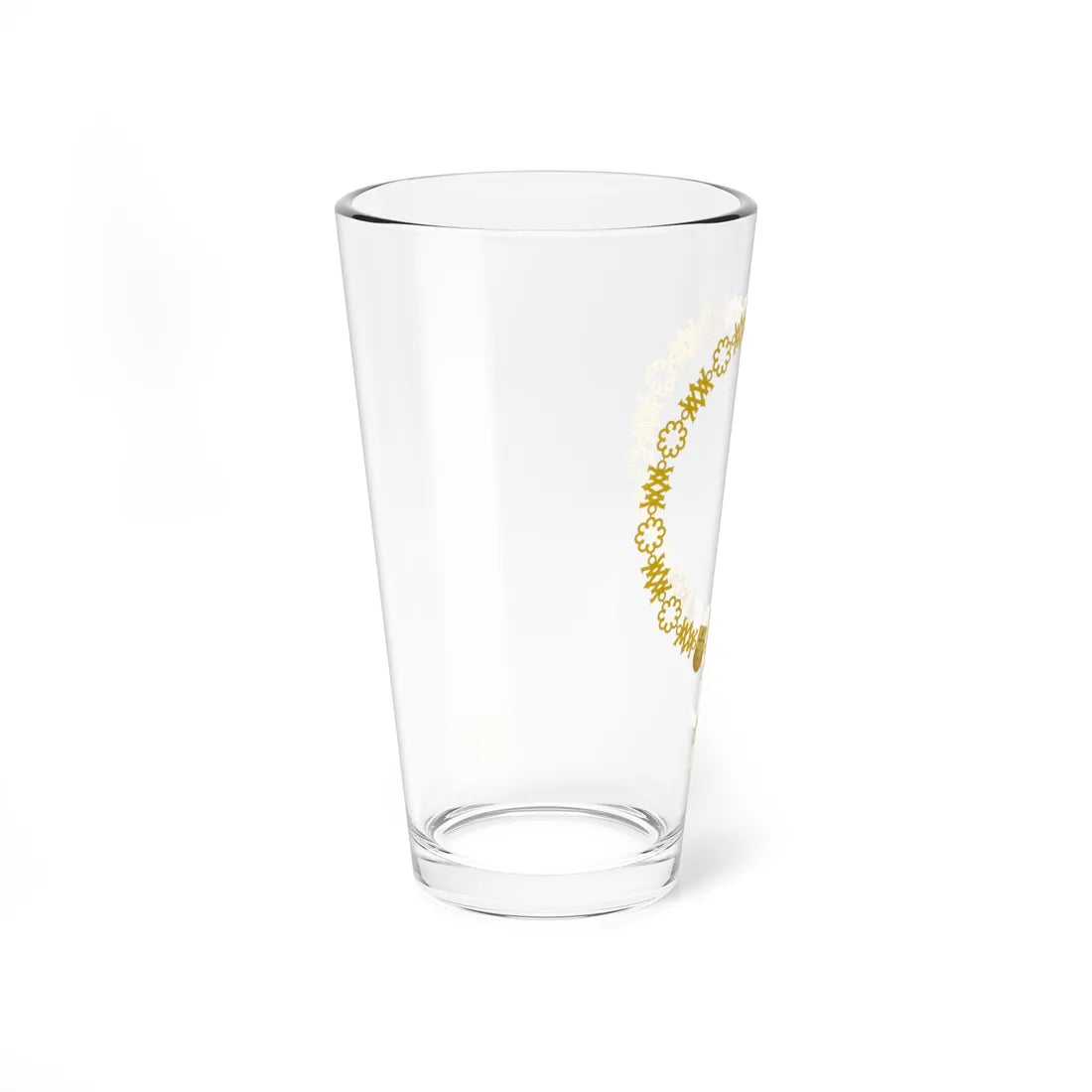 Collar de la Hermandad de Caballeros Mozárabes de Toledo (Spain) (Coat of Arms) Pint Glass 16oz - Go Mug Yourself