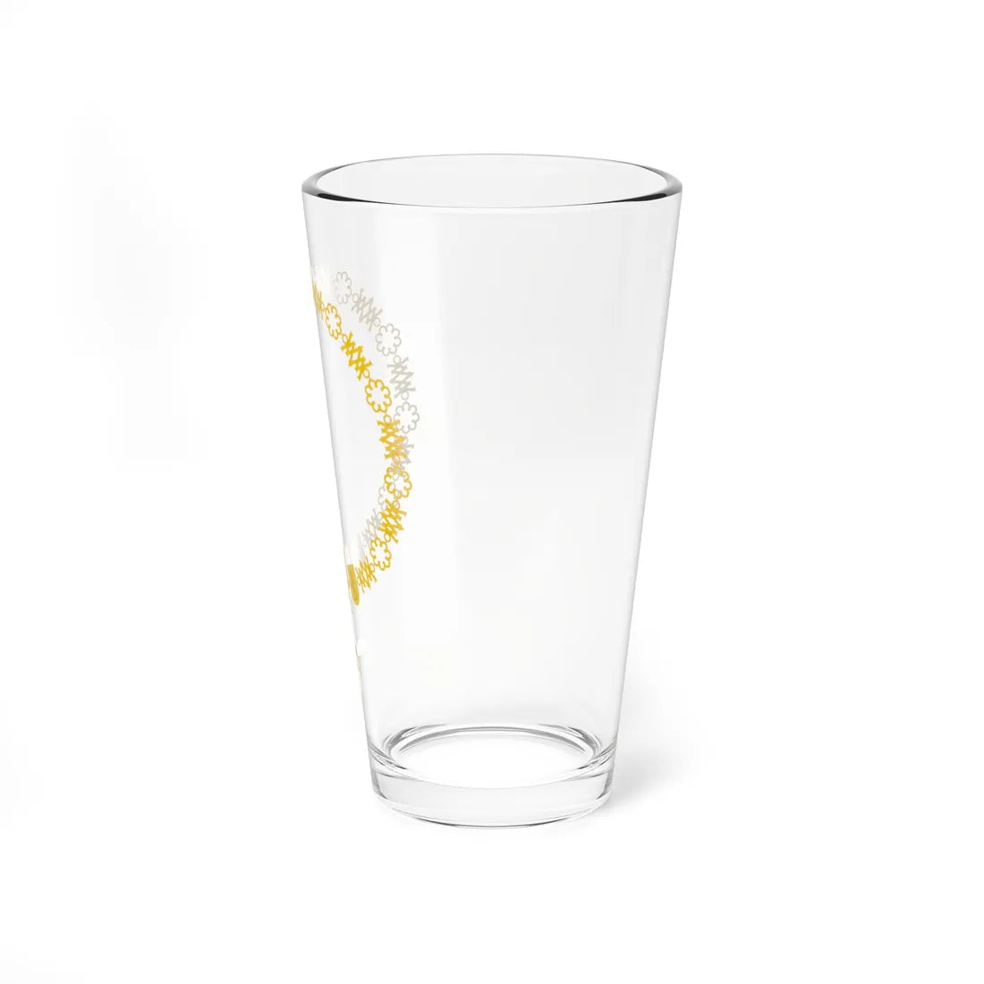 Collar de la Hermandad de Caballeros Mozárabes de Toledo (Spain) (Coat of Arms) Pint Glass 16oz - Go Mug Yourself