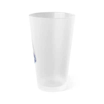 Collar Insignia (U.S. Space Force) Frosted Pint Glass 16oz - Go Mug Yourself