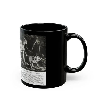 Collar of Gold, Adventure magazine, May 1957 - Black Coffee Mug - Go Mug Yourself