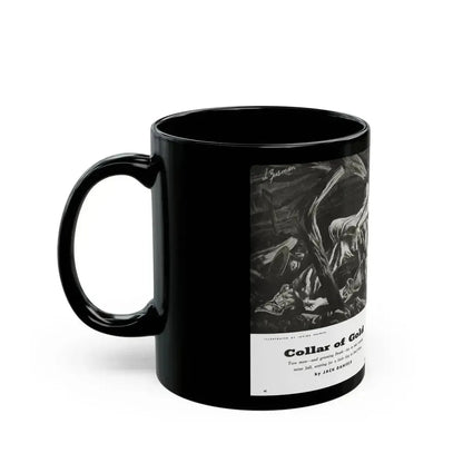 Collar of Gold, Adventure magazine, May 1957 - Black Coffee Mug - Go Mug Yourself