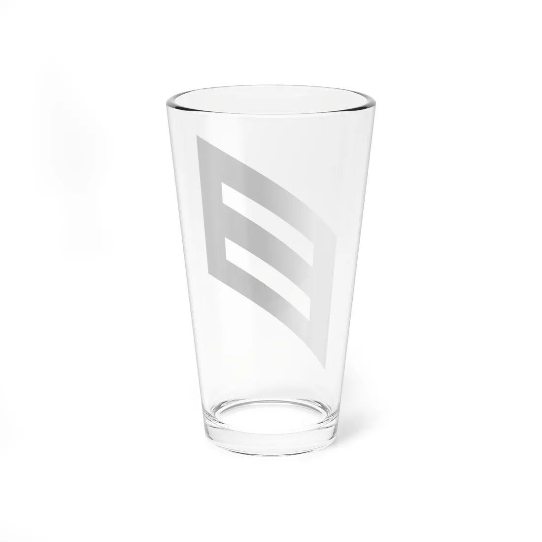 Collar rate insignia of a United States Navy seaman subdued (United States) (Military Rank) Pint Glass 16oz - Go Mug Yourself