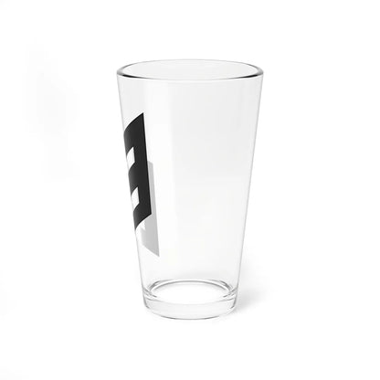 Collar rate insignia of a United States Navy seaman subdued (United States) (Military Rank) Pint Glass 16oz - Go Mug Yourself