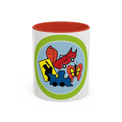 Collections (Boy Scout Merit Badge) Accent Coffee Mug 11oz Red - Go Mug Yourself