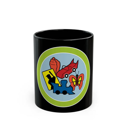 Collections (Boy Scout Merit Badge) Black Coffee Mug-11oz-Go Mug Yourself