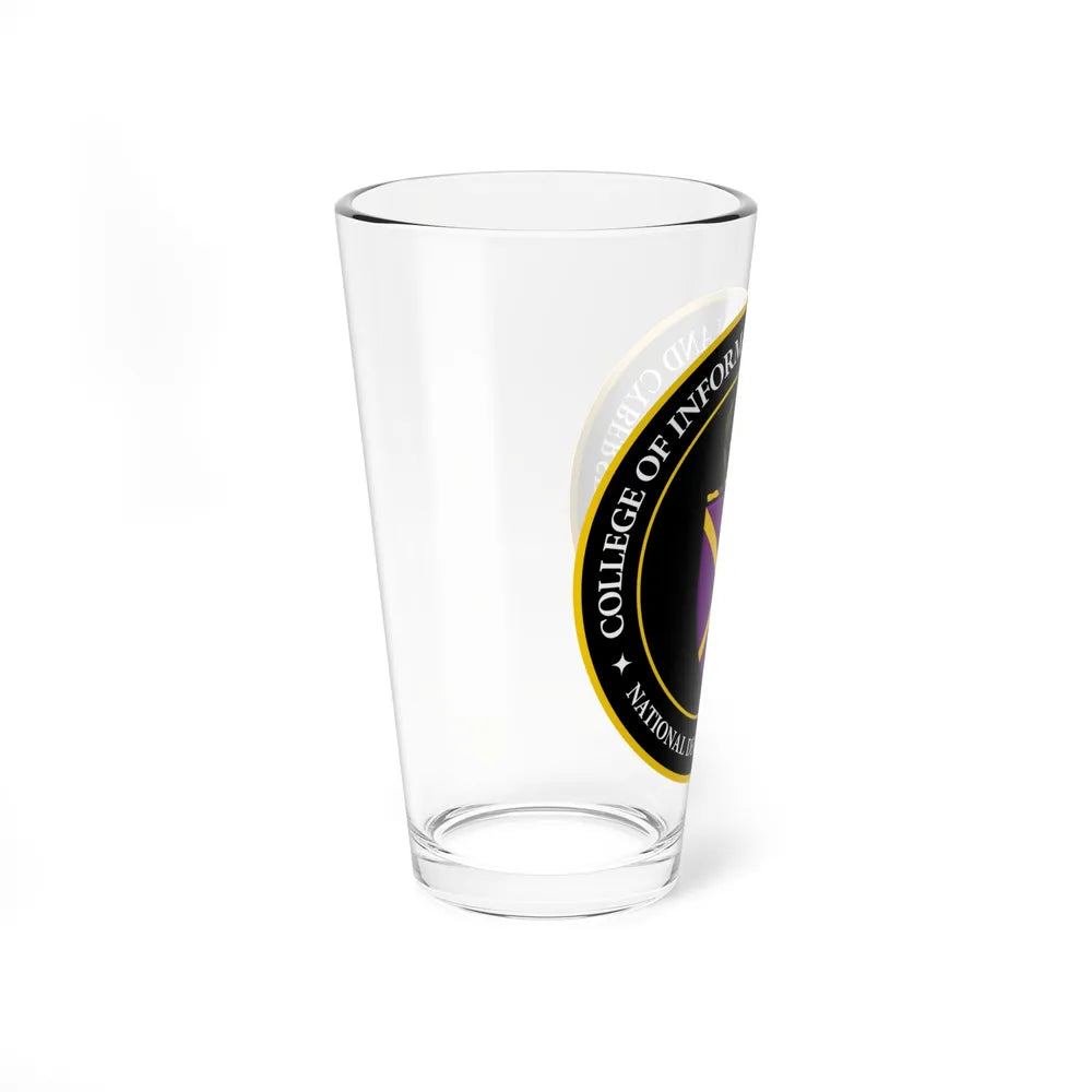 College of Information and Cyberspace - Pint Glass 16oz-Go Mug Yourself