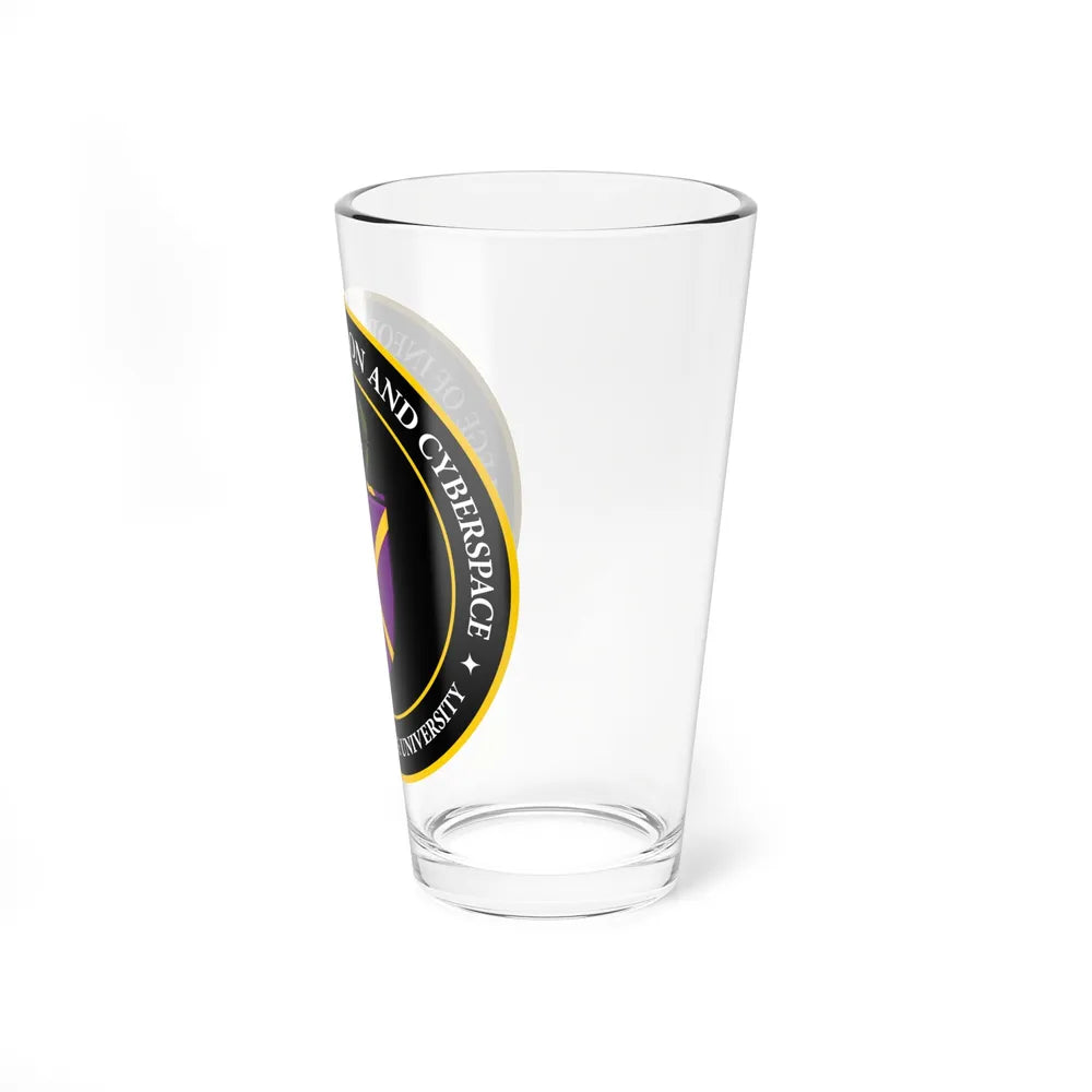 College of Information and Cyberspace - Pint Glass 16oz-Go Mug Yourself