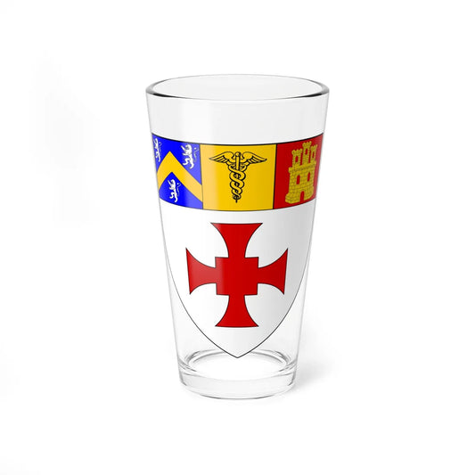 College of Medicine Durham (England) (Coat of Arms) Pint Glass 16oz 16oz - Go Mug Yourself