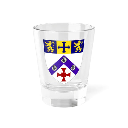 College of St Hild and St Bede Durham arms (England) (Coat of Arms) Shot Glass 1.5oz 1.5oz - Go Mug Yourself